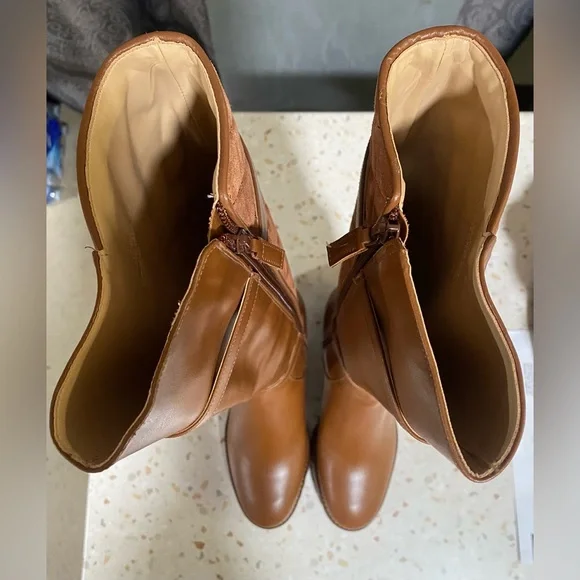 Women's Talbots Tish Tall Quilted Leather Lug Boots, Size 6.5 M - Picture 10 of 17